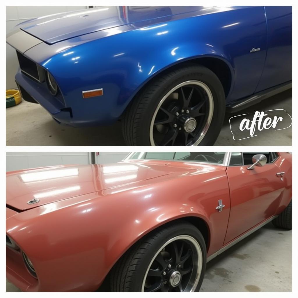 Finished Painted Car Part