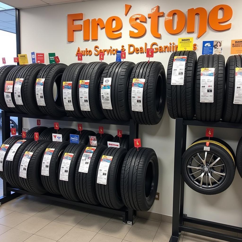 Wide Selection of Tires at Firestone Auto Service