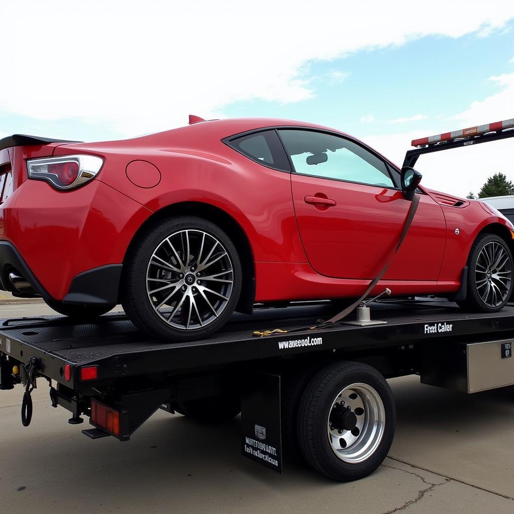 Flatbed Towing Car Transport