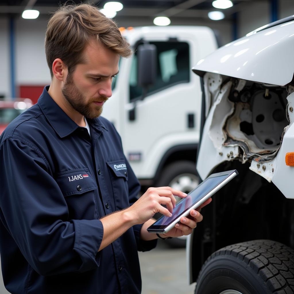 Fleet Vehicle Damage Assessment in Clinton Township