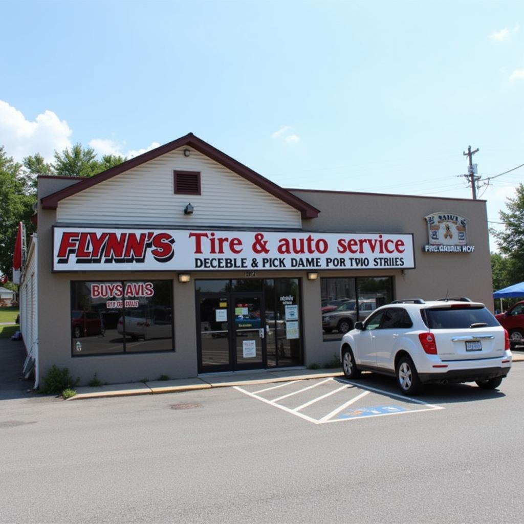 Flynn's Tire & Auto Service Clarion PA Building Exterior