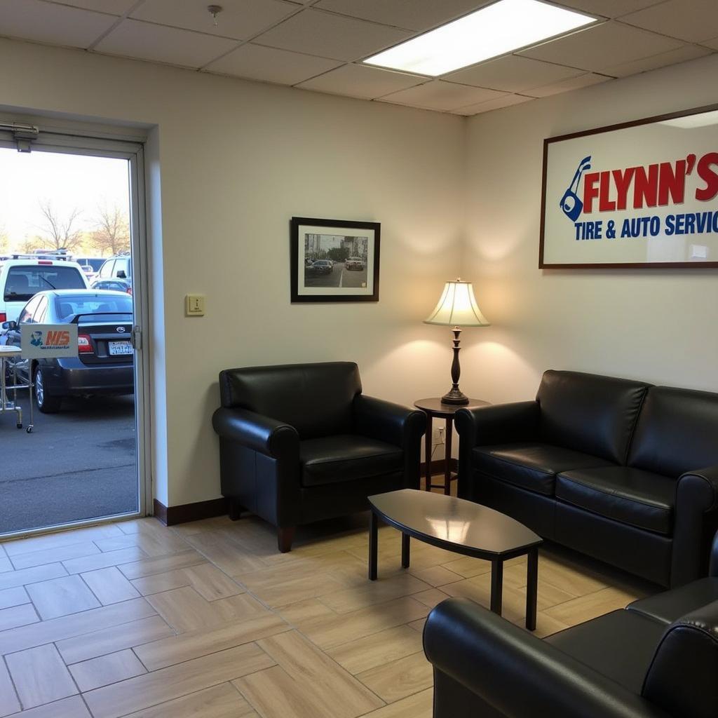 Flynn's Tire & Auto Service North Hills Customer Waiting Area