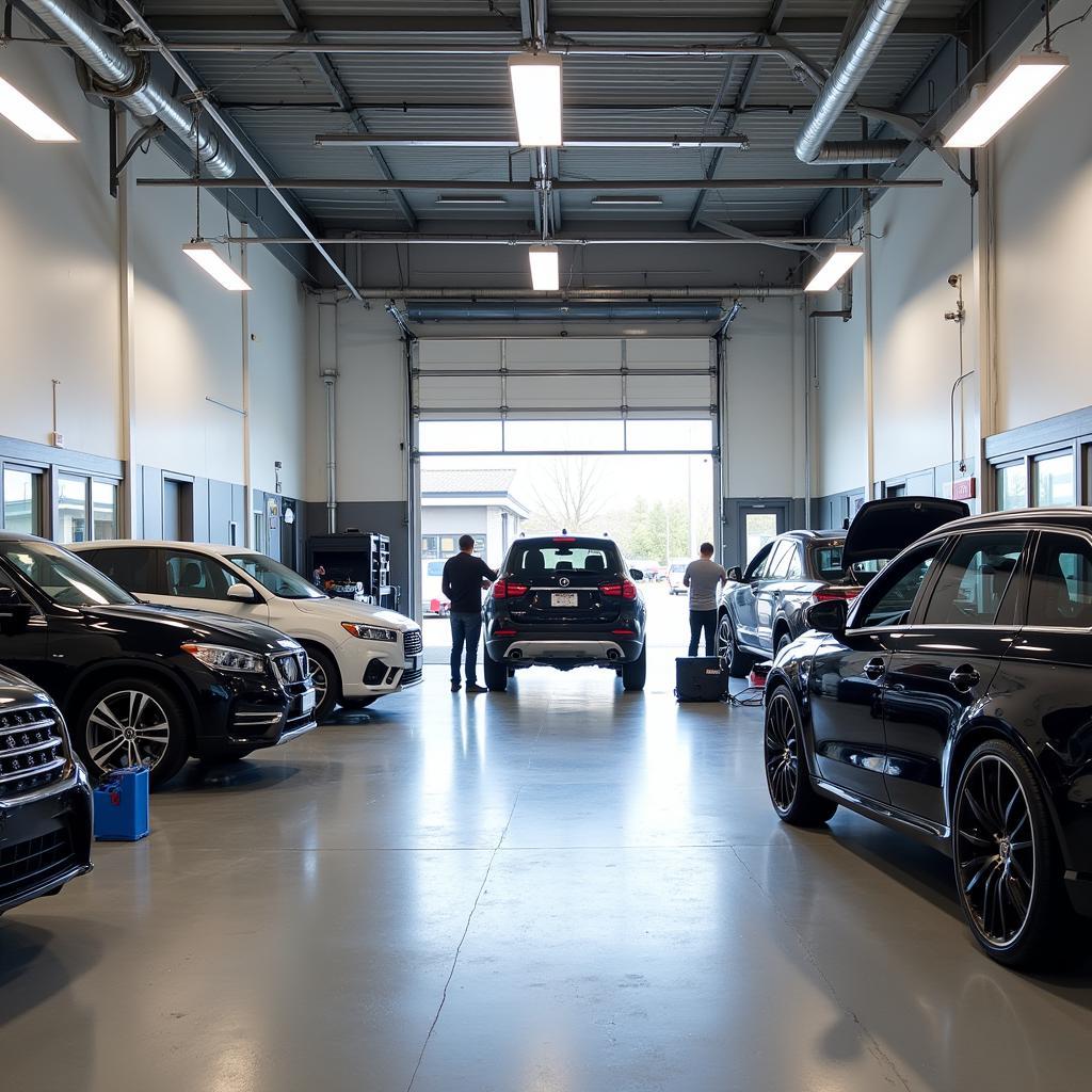 Modern Auto Repair Shop Interior in Fonthill