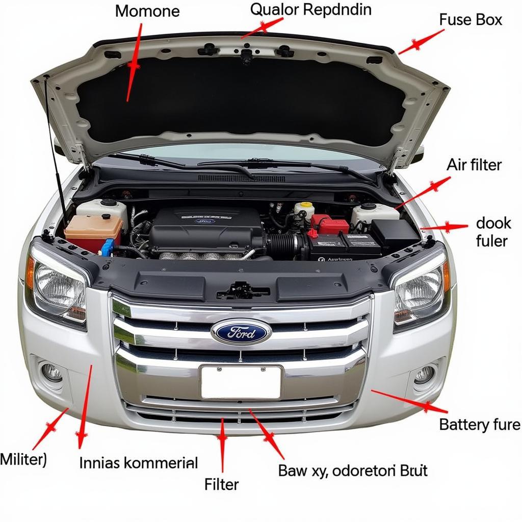 Ford Engine Compartment Overview