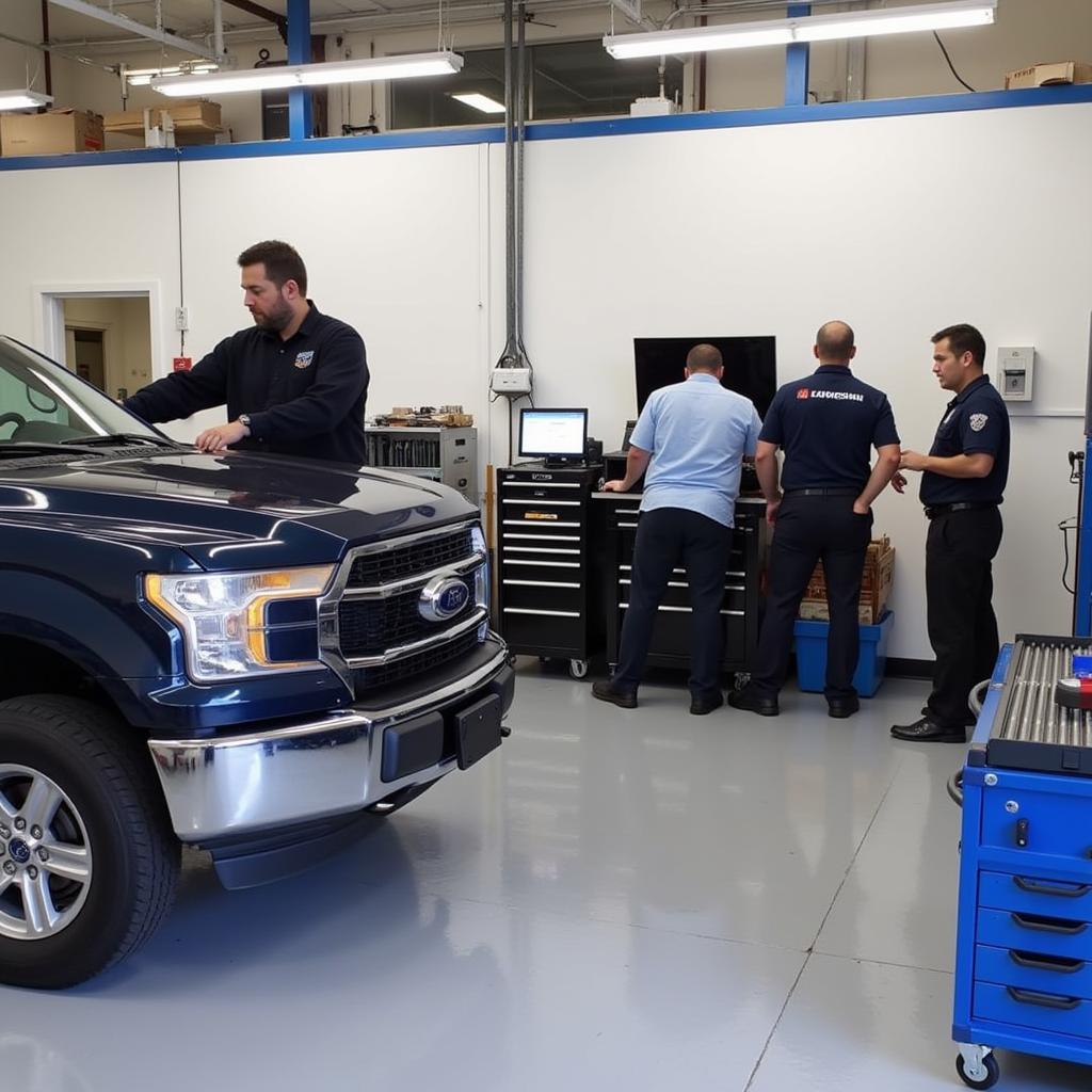 Ford Wayne Auto Service Westland Shop Floor Photo