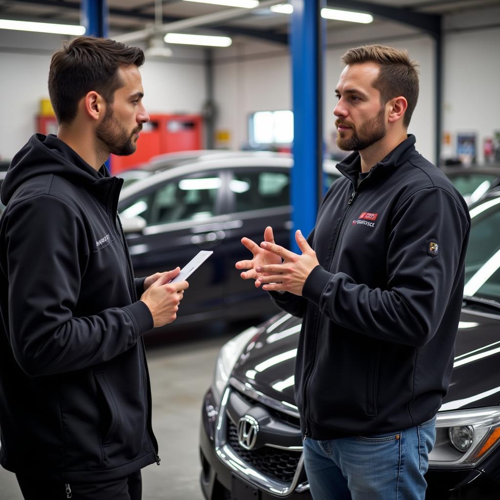 Customer Interaction at Forest Hill Auto Service