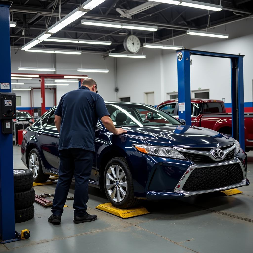 Routine Maintenance Checks at a Forest Hill Auto Service Center