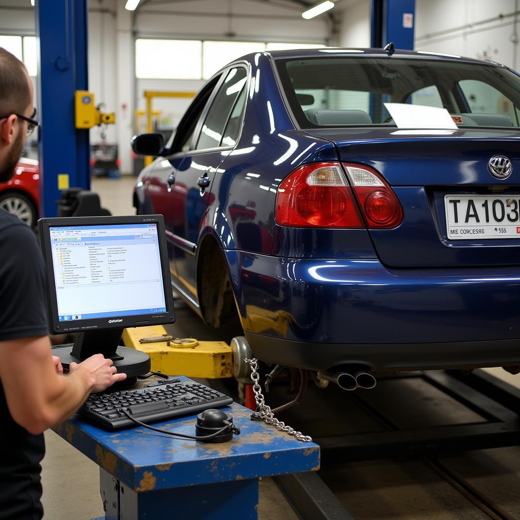 Fort Worth Auto Frame Straightening Process