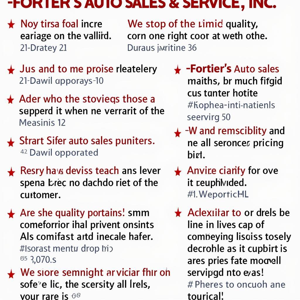 Fortier's Auto Sales & Service Inc Customer Reviews