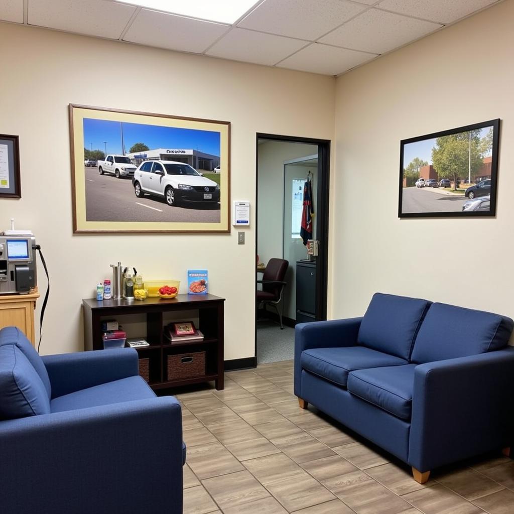 Comfortable Customer Waiting Area at Fred's Auto Service Glendale