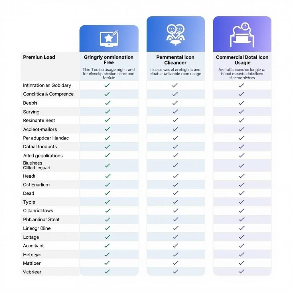 Free vs. Premium Auto Service Icon Licenses