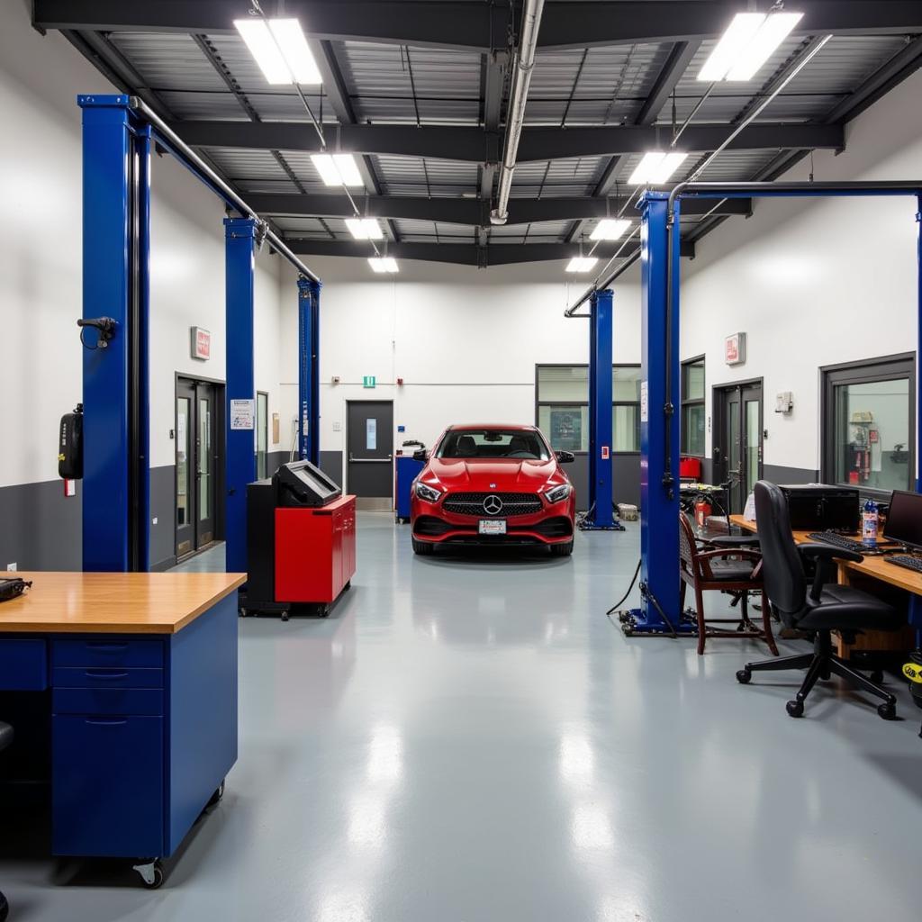 Inside a Gaithersburg auto repair shop