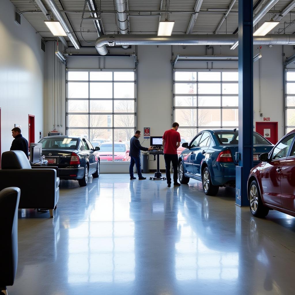 Gaithersburg MD Auto Service Center Interior