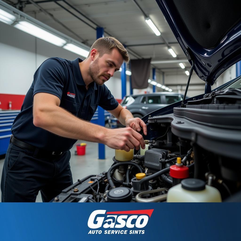 Gasco Auto Service Maintenance in Action