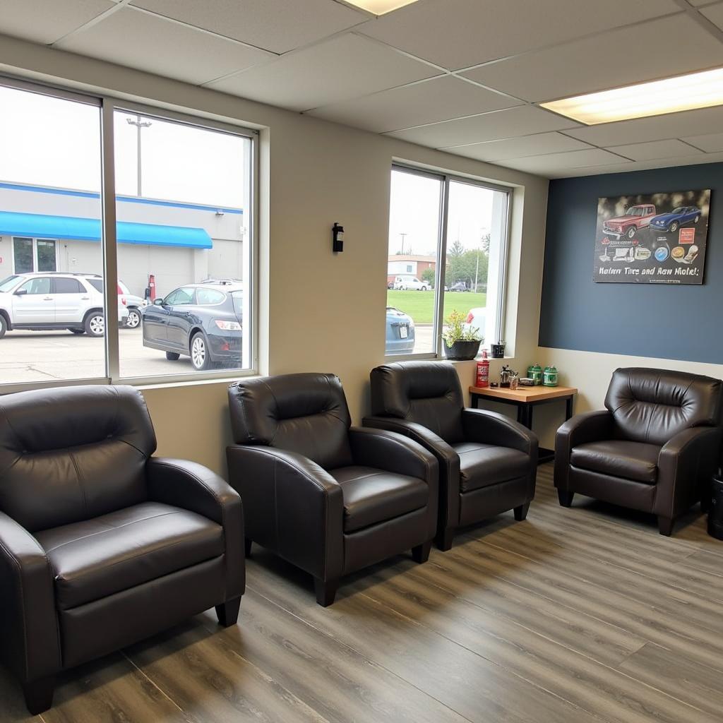 Comfortable Waiting Area at G&C Tire and Auto Service