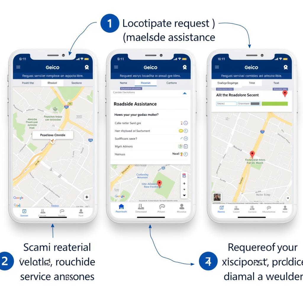 Using the Geico Mobile App for Roadside Assistance