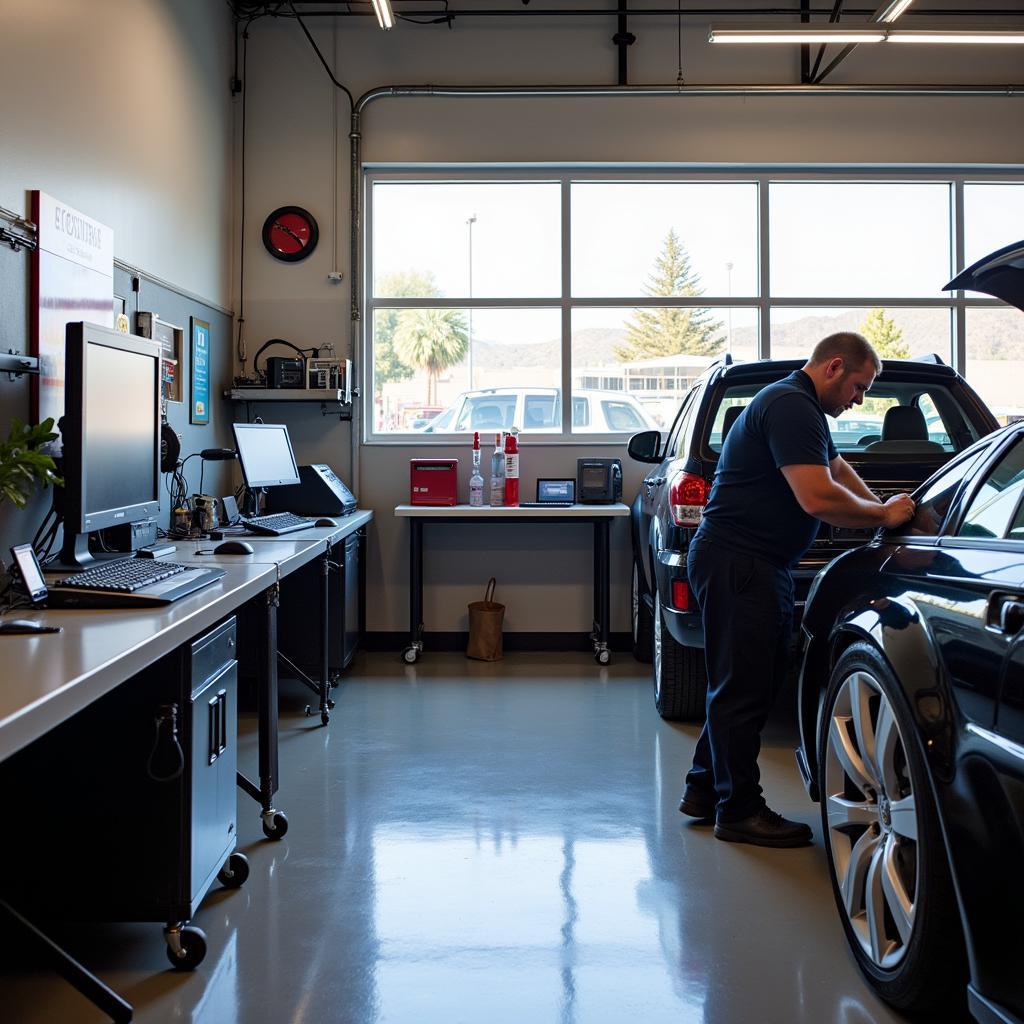 Modern Repair Facility at Giannini's Auto Service