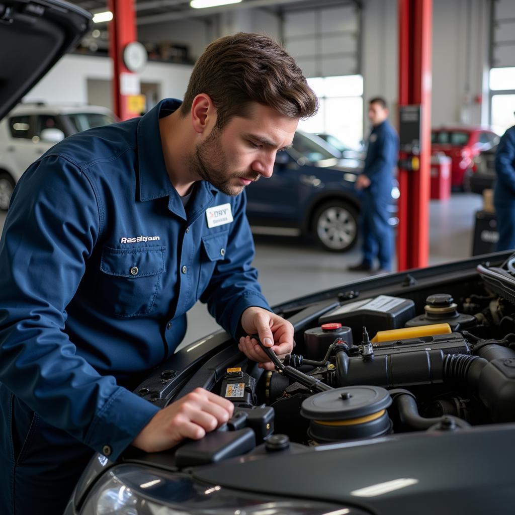 Experienced mechanic performing car maintenance in Glen Allen