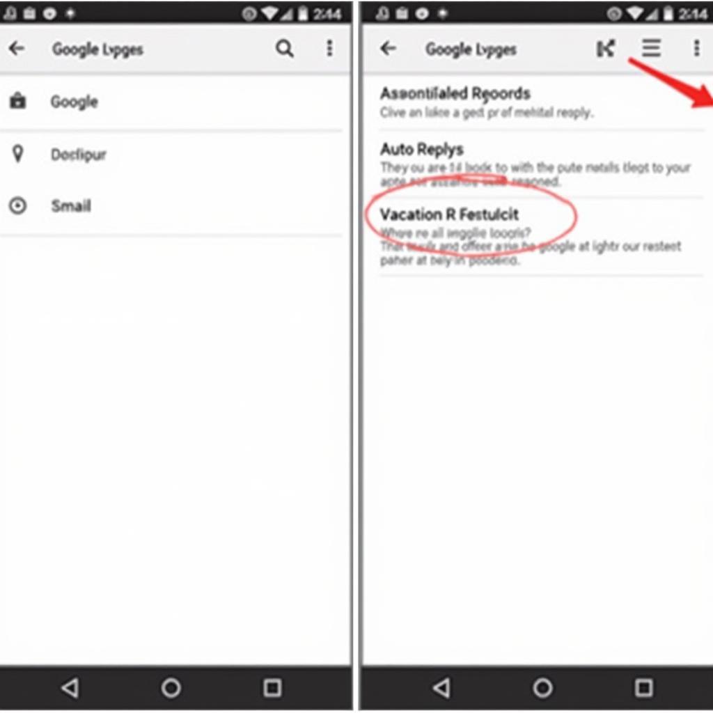 Gmail Auto-Reply Mobile Settings