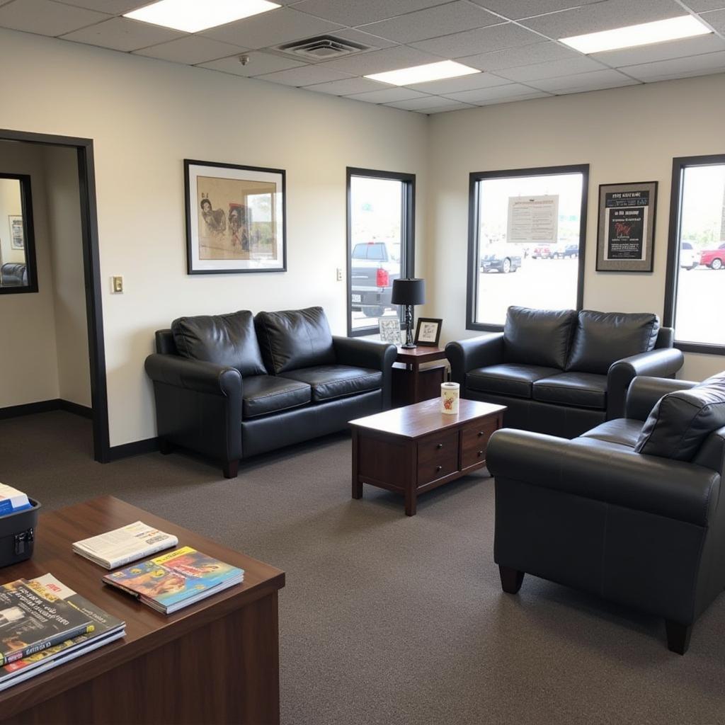 Comfortable Waiting Area at Goodyear Auto Service Center Summit Mall