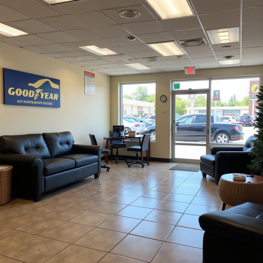 Customer Waiting Area at Goodyear Auto Service