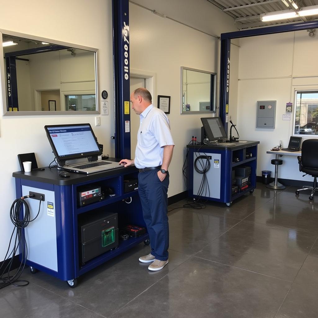 Modern Service Bay at Goodyear Auto Service Kapolei