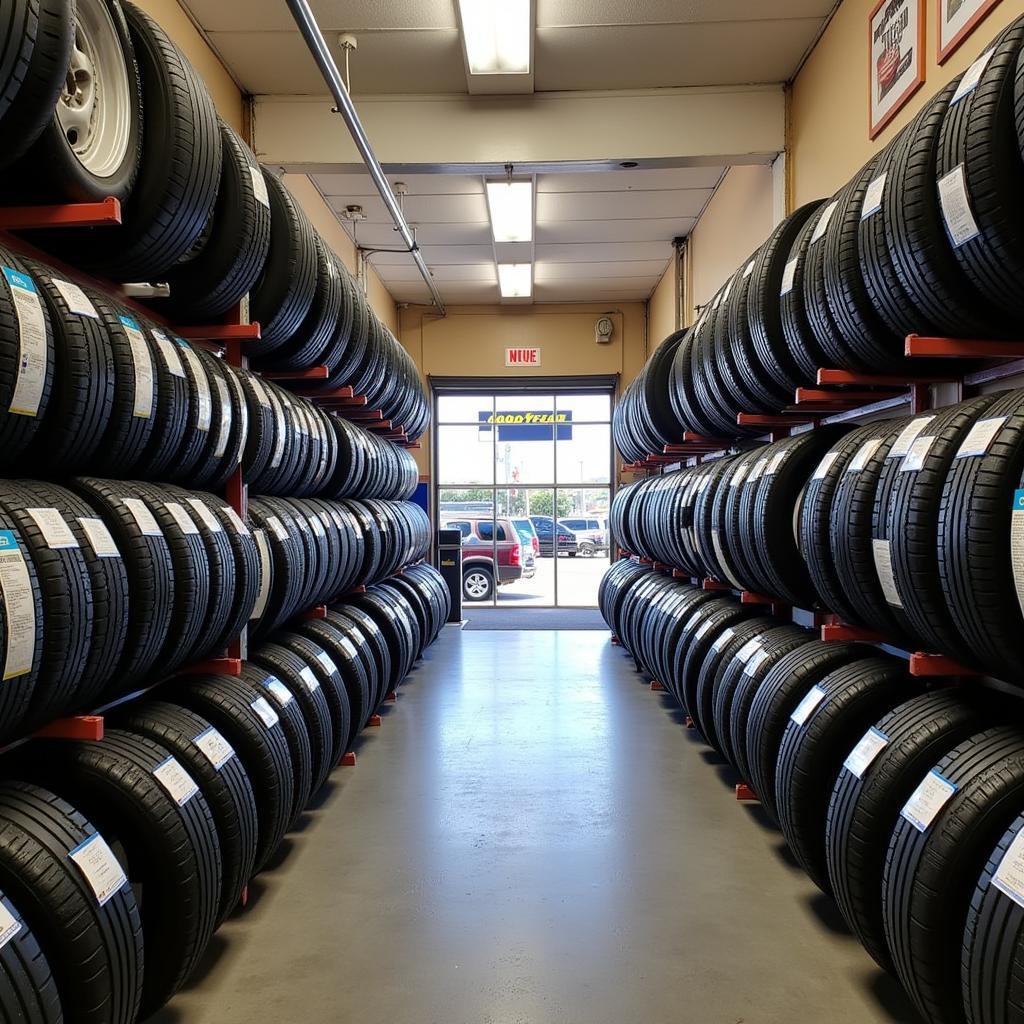 Goodyear Tire Display and Service Bay at Kapolei Location