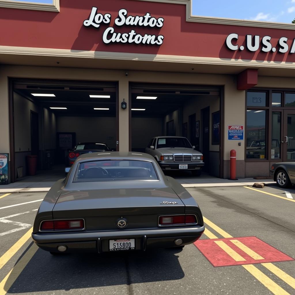 GTA 5 Los Santos Customs Repair Shop