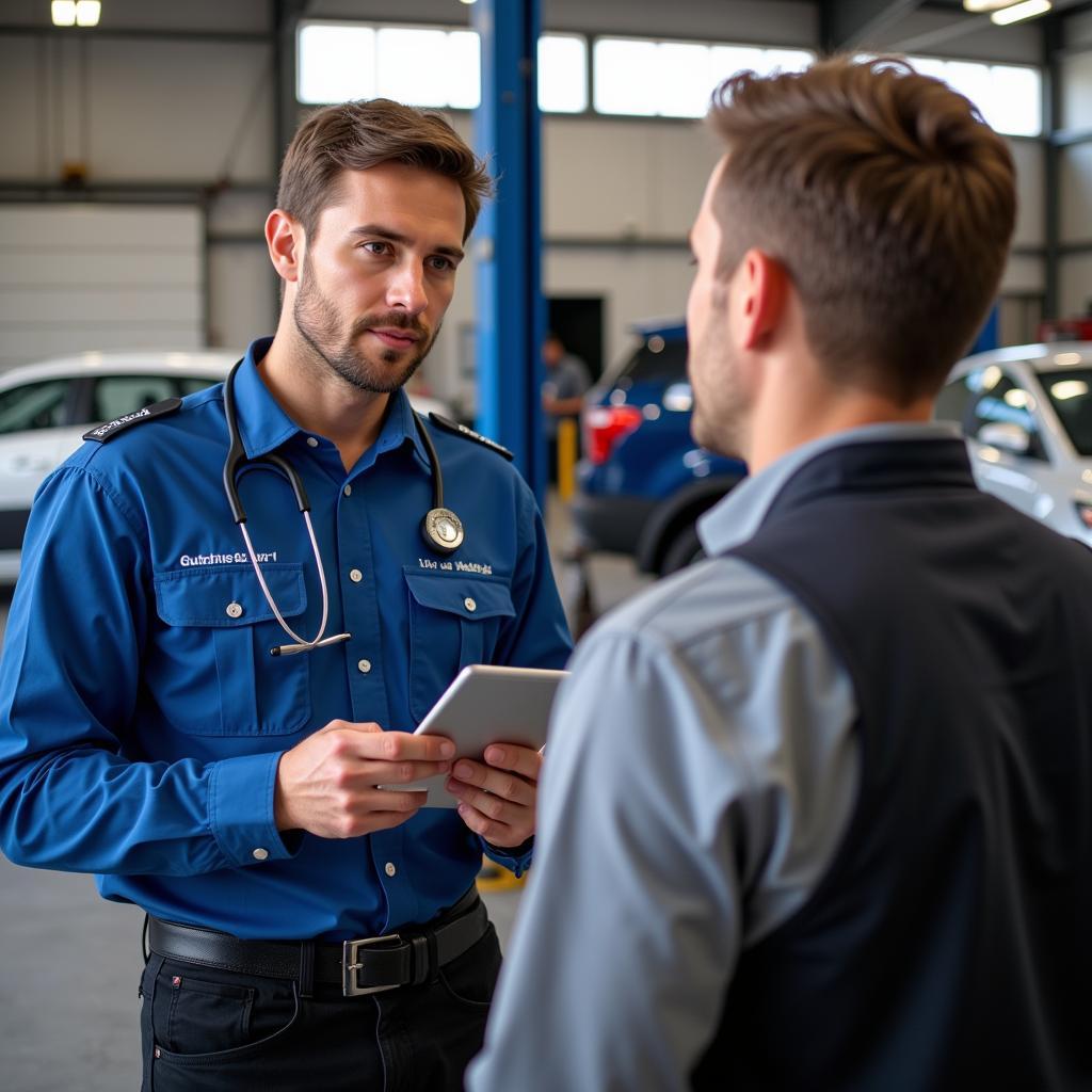 Customer Interaction at Guthrie's Auto Service