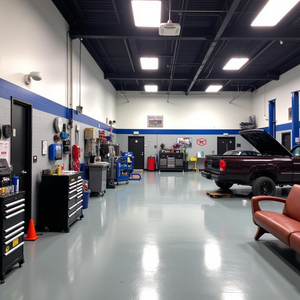 Modern and clean auto service center interior in Hagerstown, MD