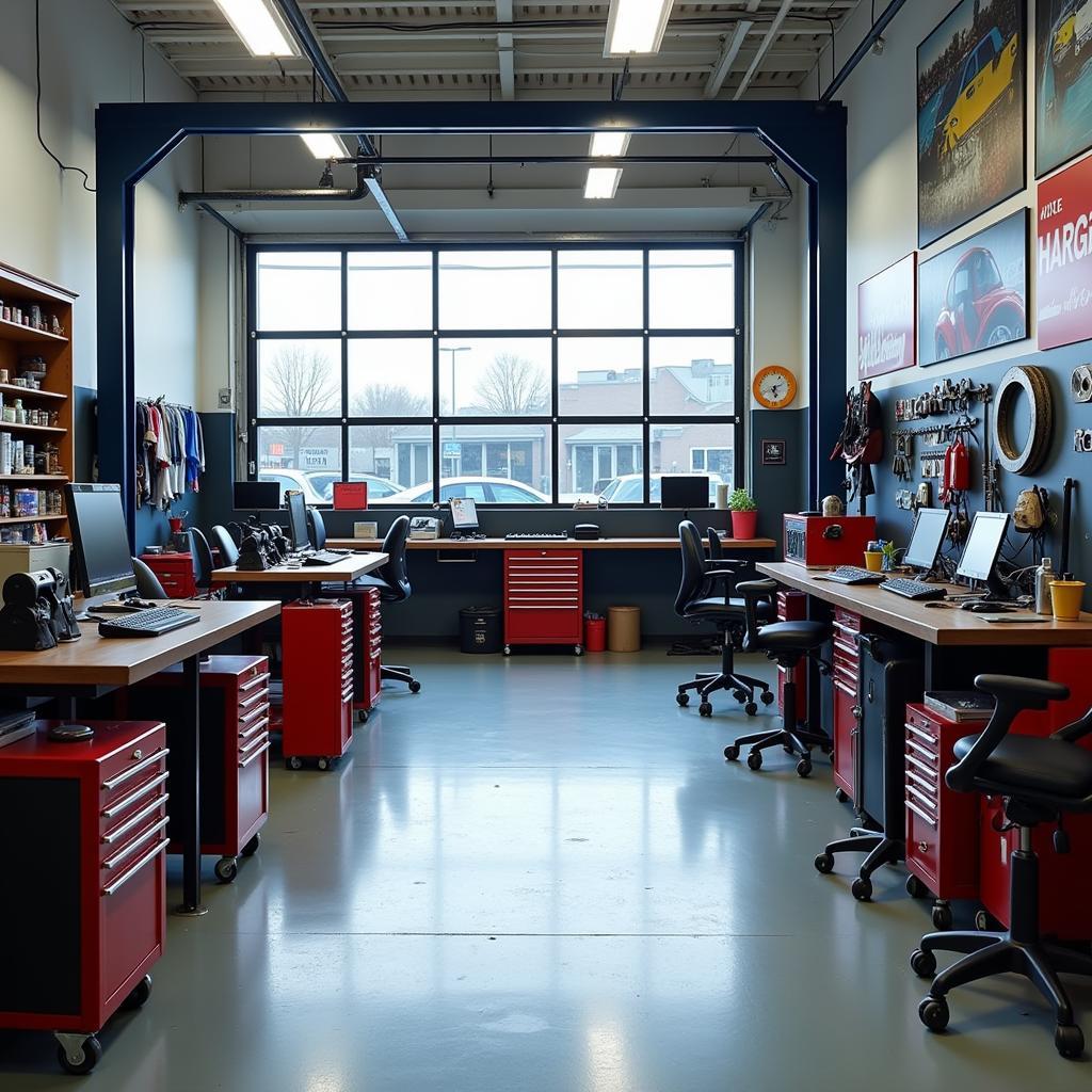 Hargeo Auto Service Repair Shop Interior