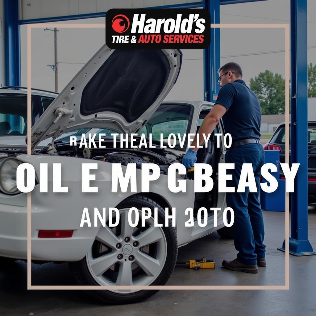 Routine Car Maintenance at Harold's Tire & Auto Services