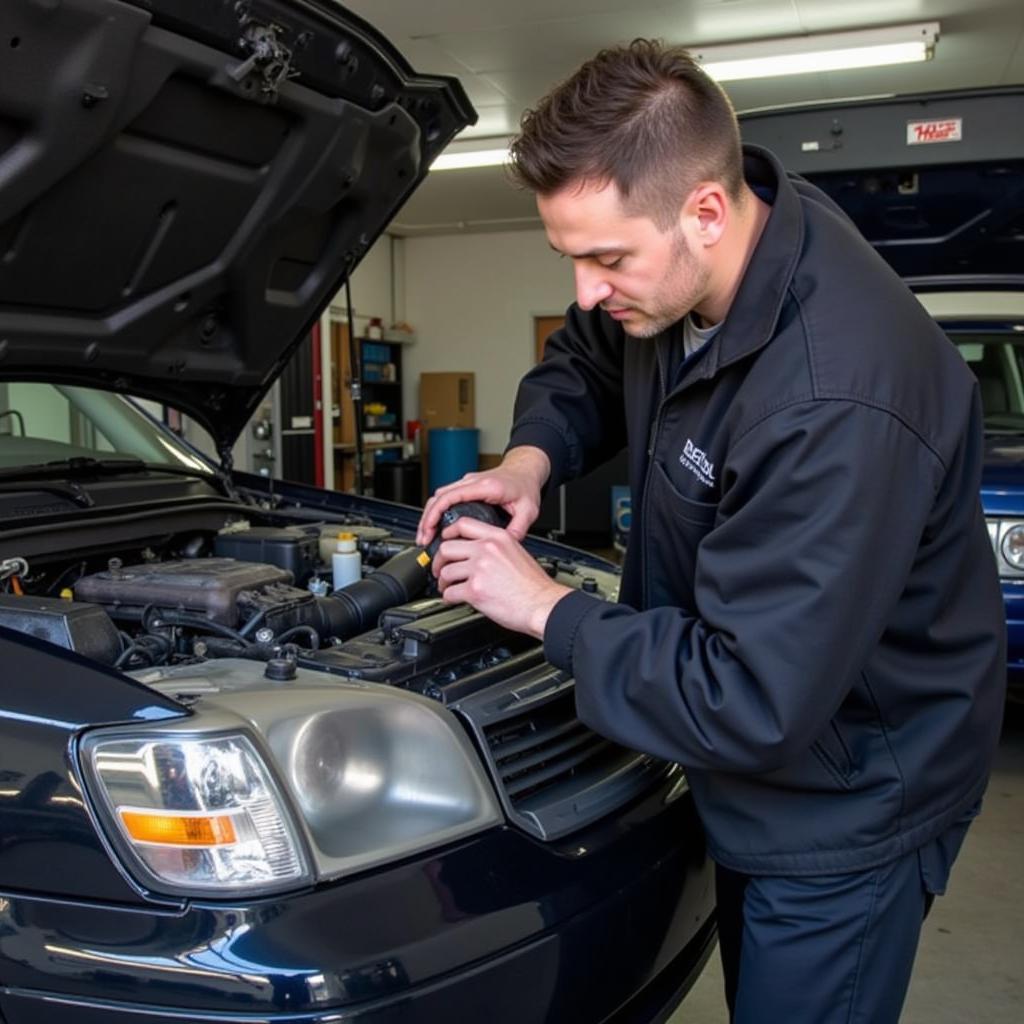 Heilman Auto Service Technician at Work