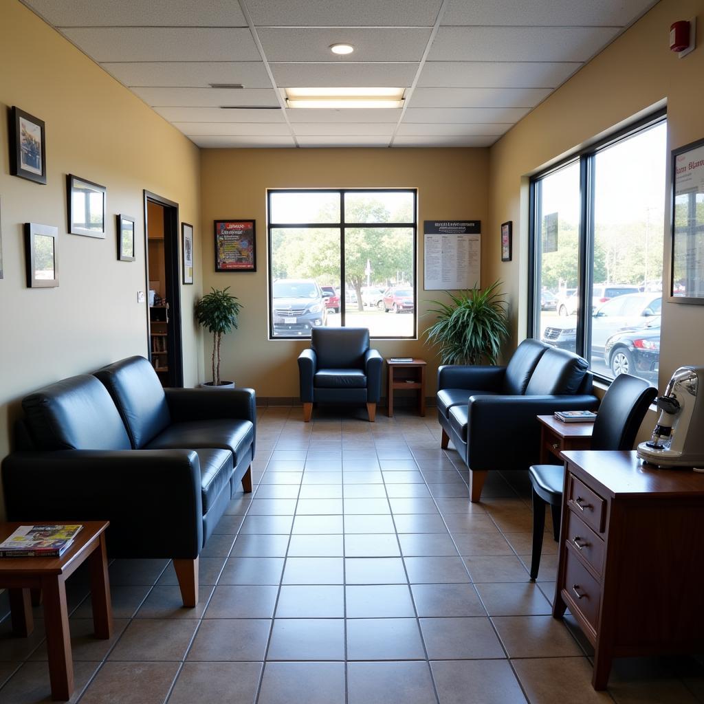 Comfortable Waiting Area in a High Point Auto Service Center