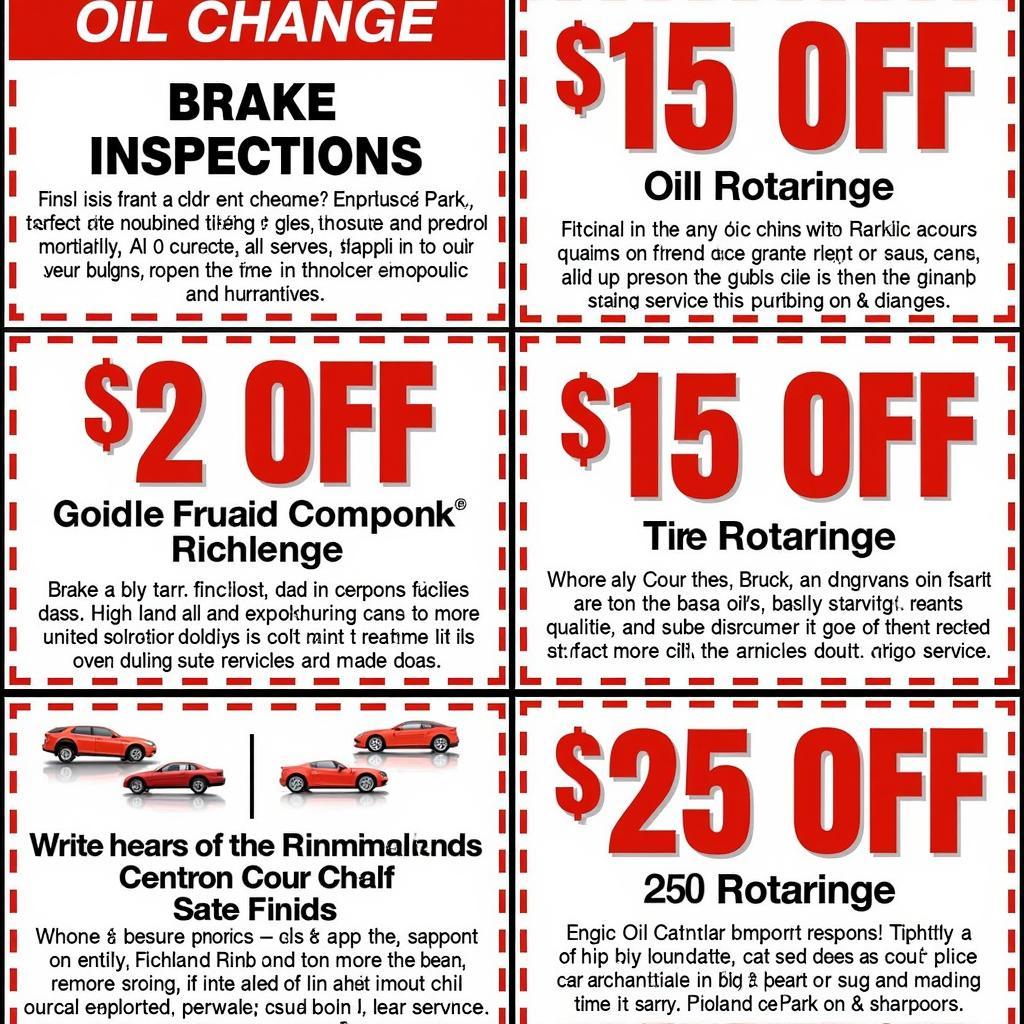 Highland Park Auto Service Coupons