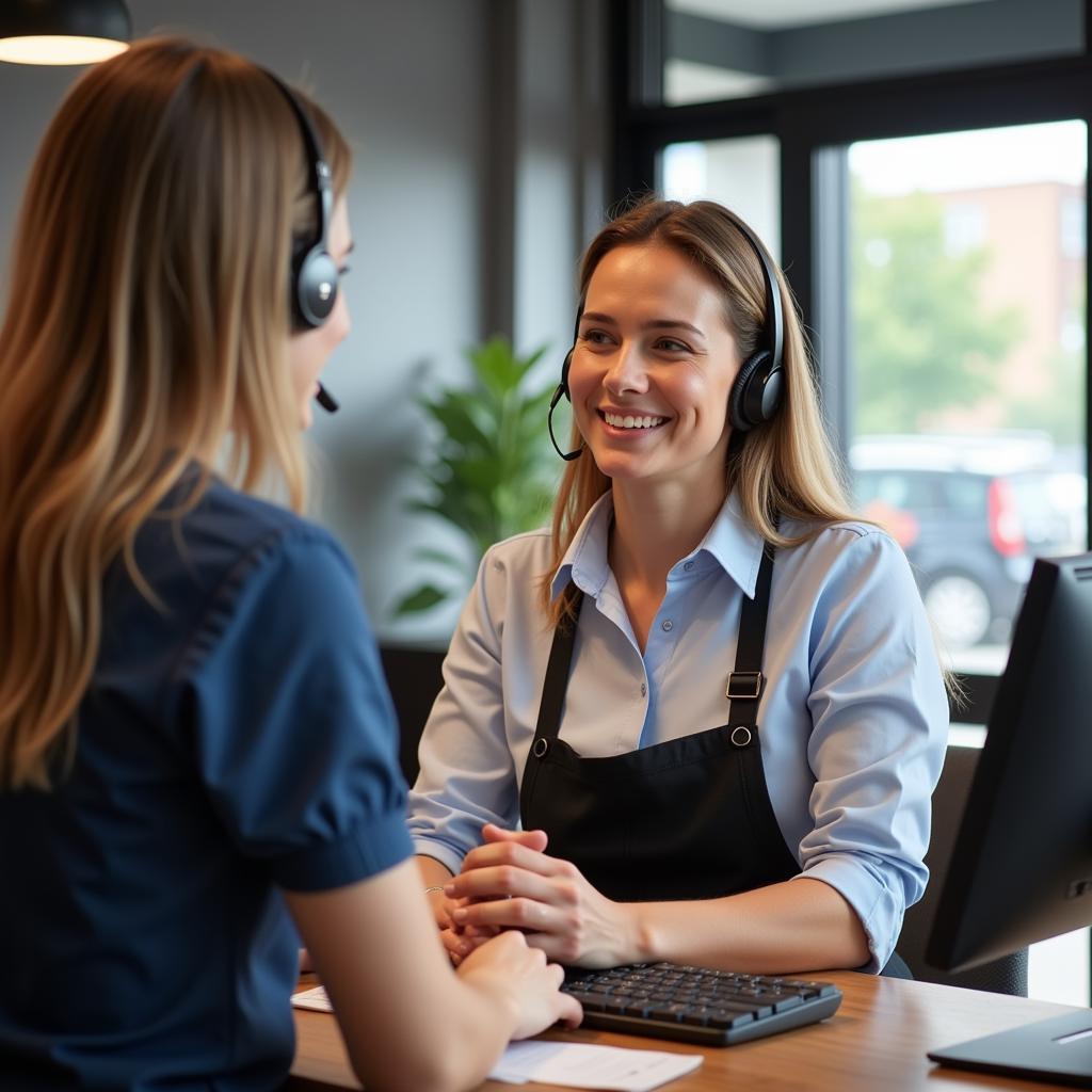 Friendly and knowledgeable customer service representative at Husker Auto Group