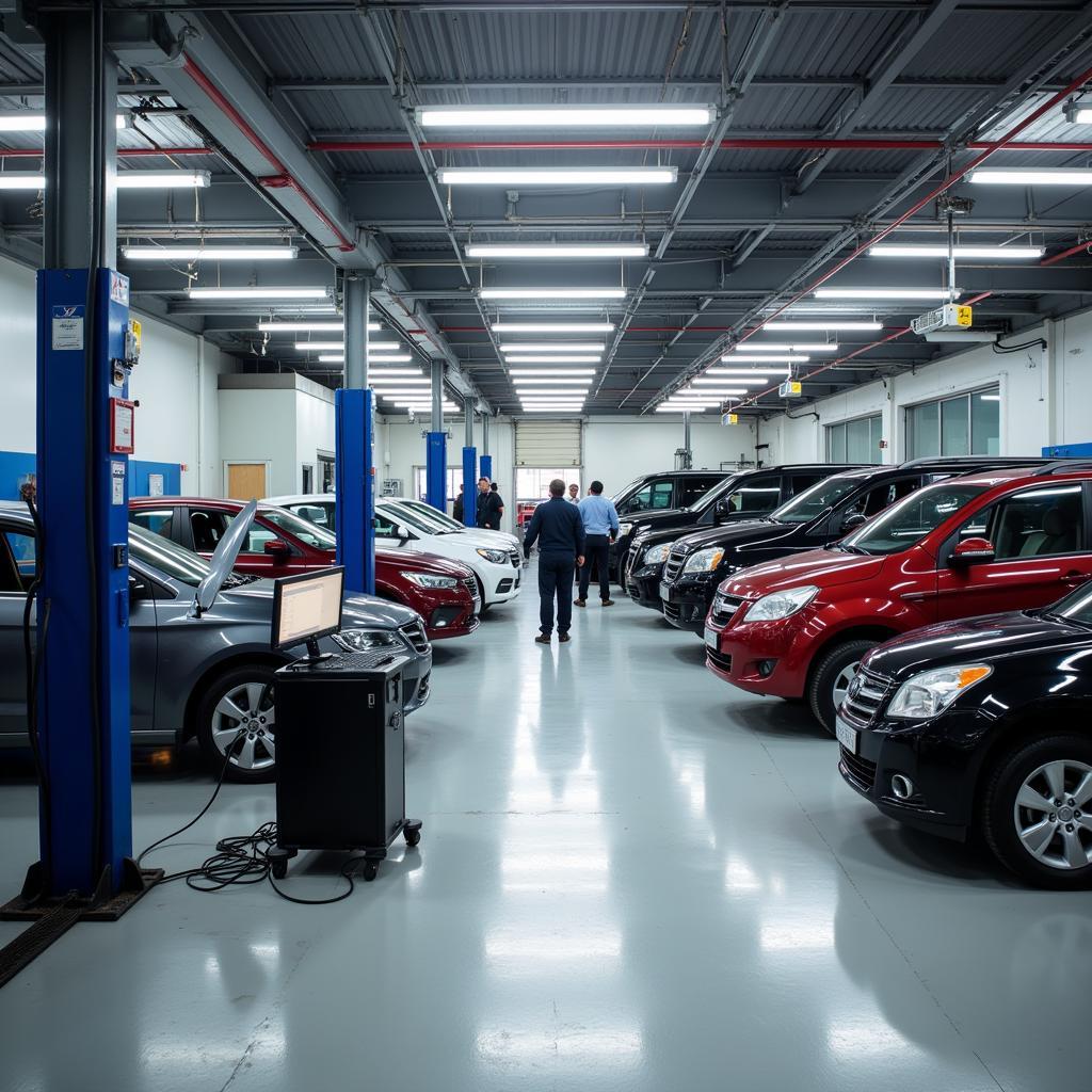 Modern and well-equipped Husker Auto Group Service Center