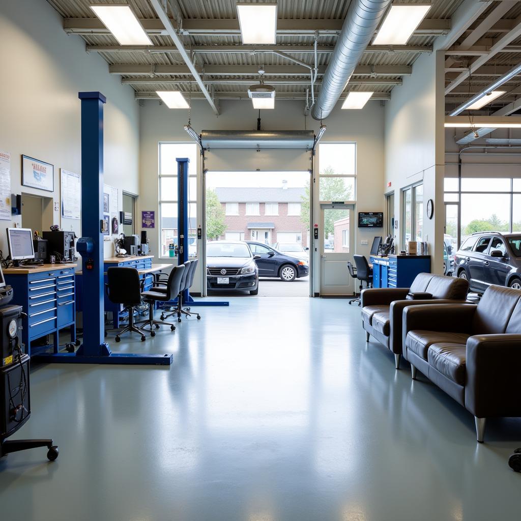 Modern and Clean Auto Service Shop in Hyannis