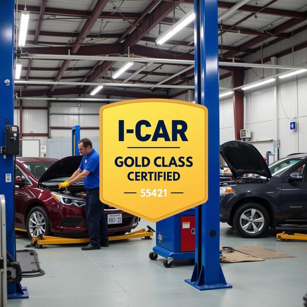 I-CAR Gold Class Certified Auto Body Shop in 55421