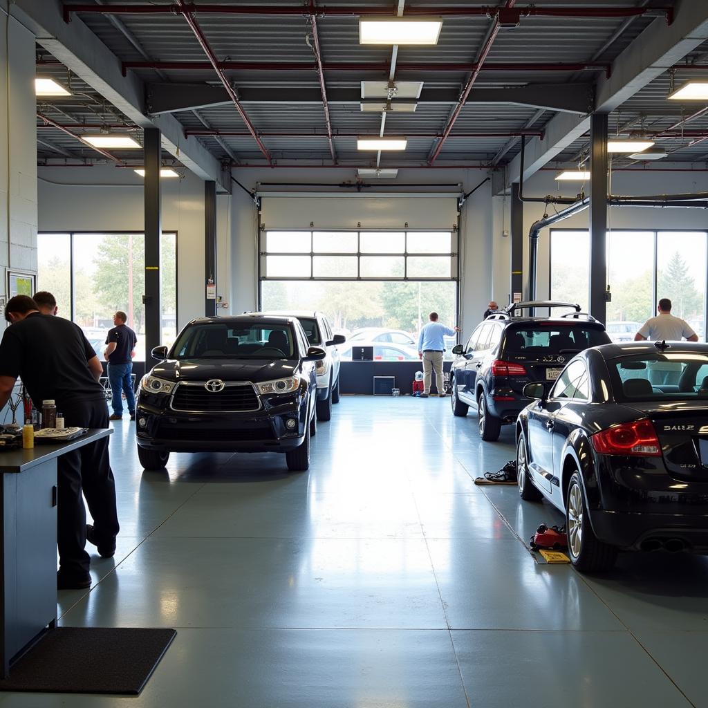 Modern and Clean Independent Auto Repair Shop in San Jose