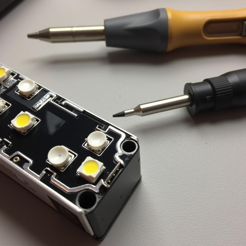 Identifying a Failed LED Diode within a Car Lamp Assembly