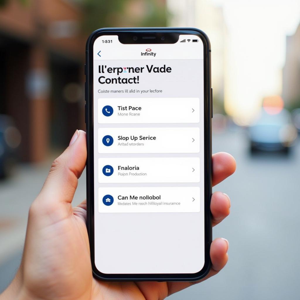 Infinity Auto Insurance Mobile App Customer Service