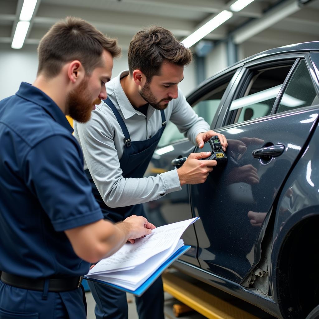 Initial Damage Assessment for Auto Body Restoration