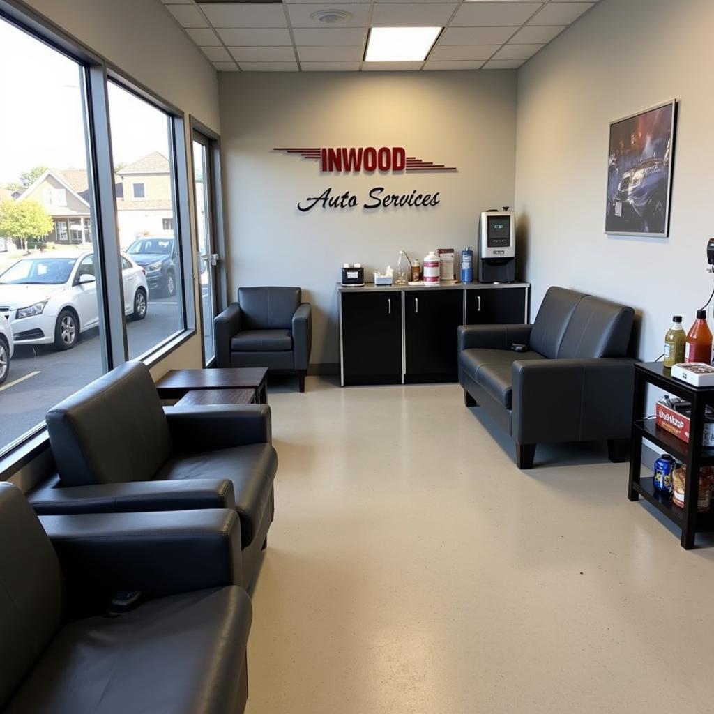 Comfortable Customer Waiting Area at Inwood Auto Services