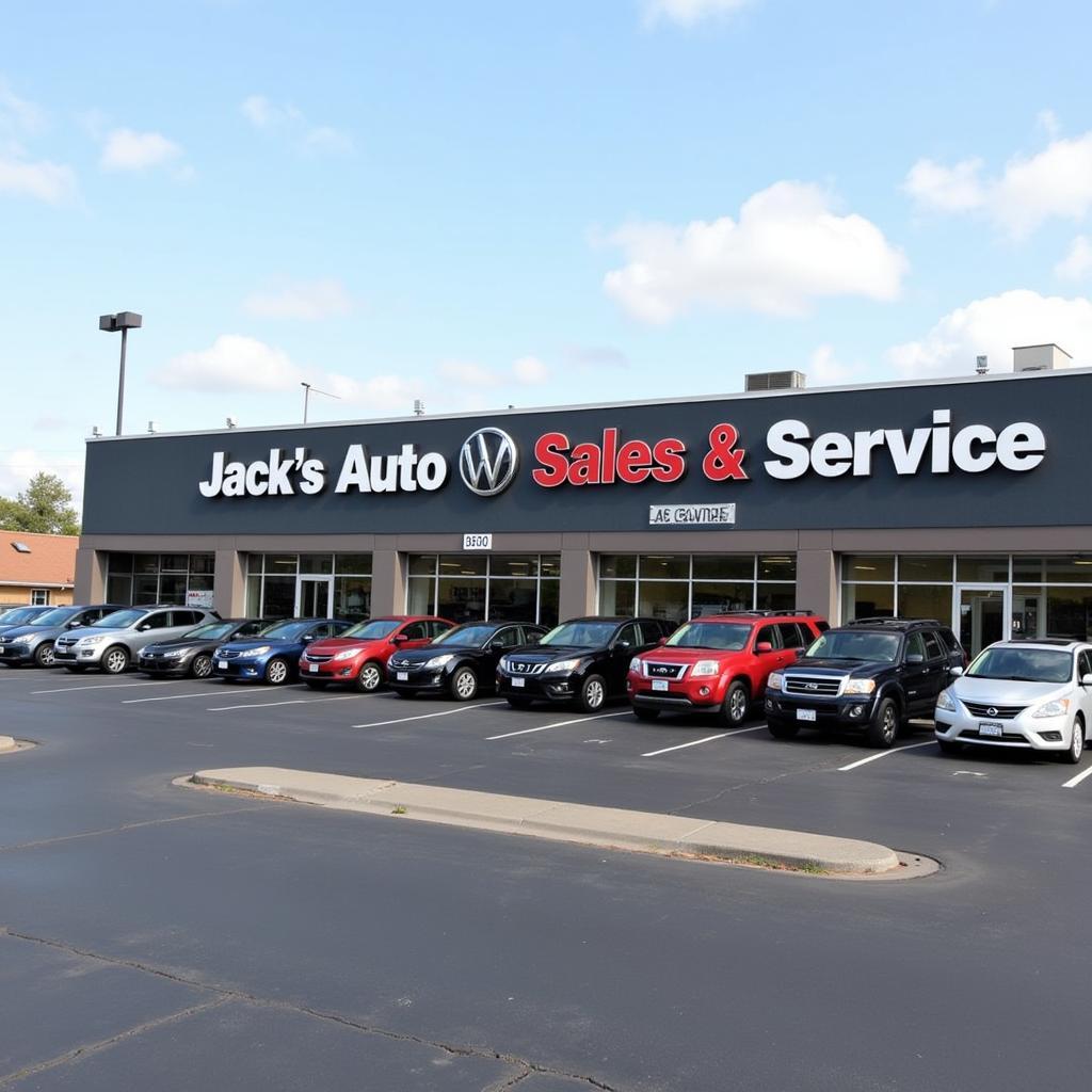 Jack's Auto Sales and Service Building Exterior