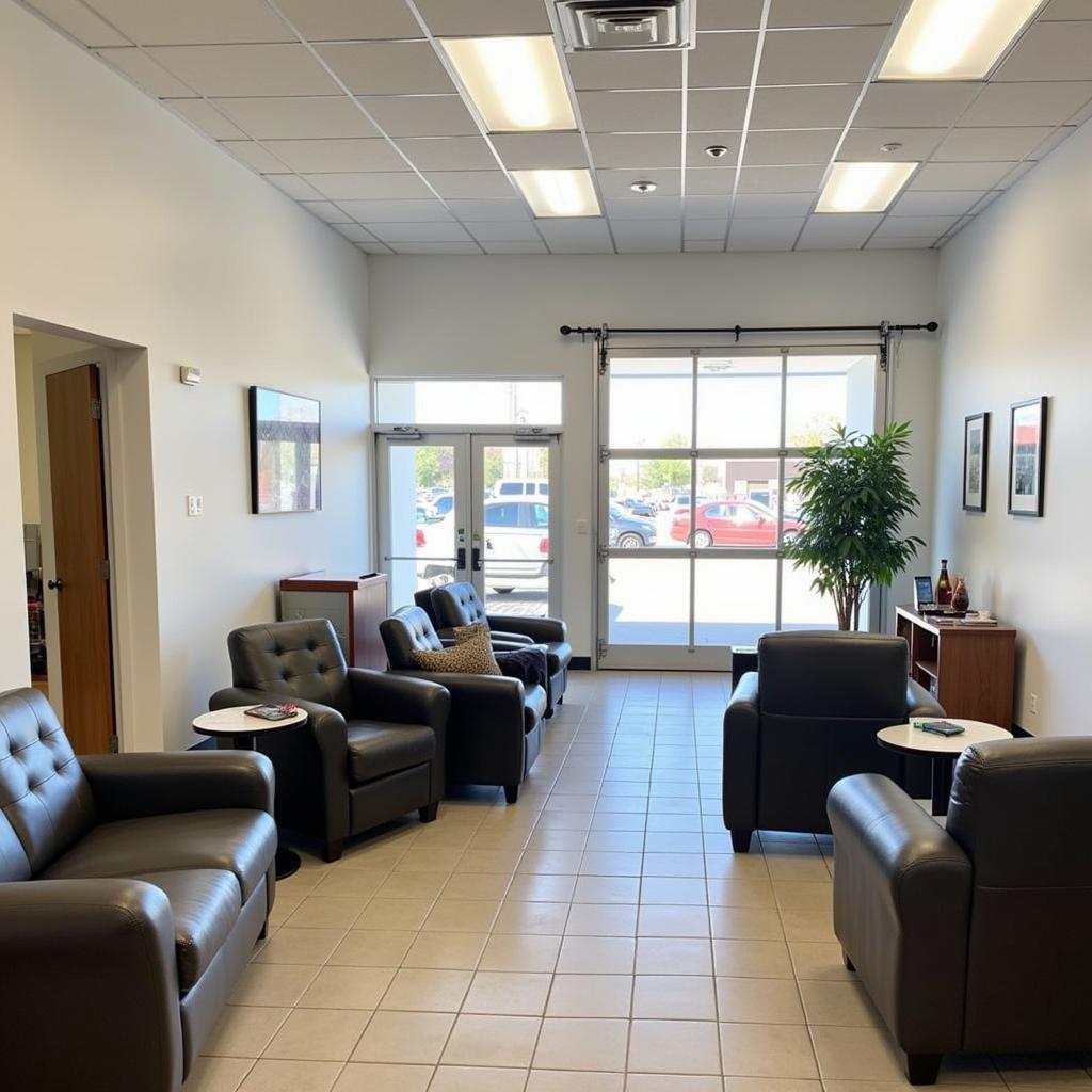 Comfortable Customer Waiting Area at Jacobson Auto Service