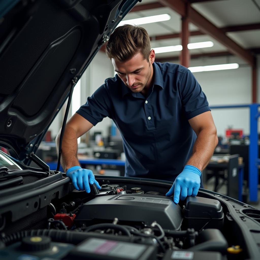 JB Auto Service Mechanic Working