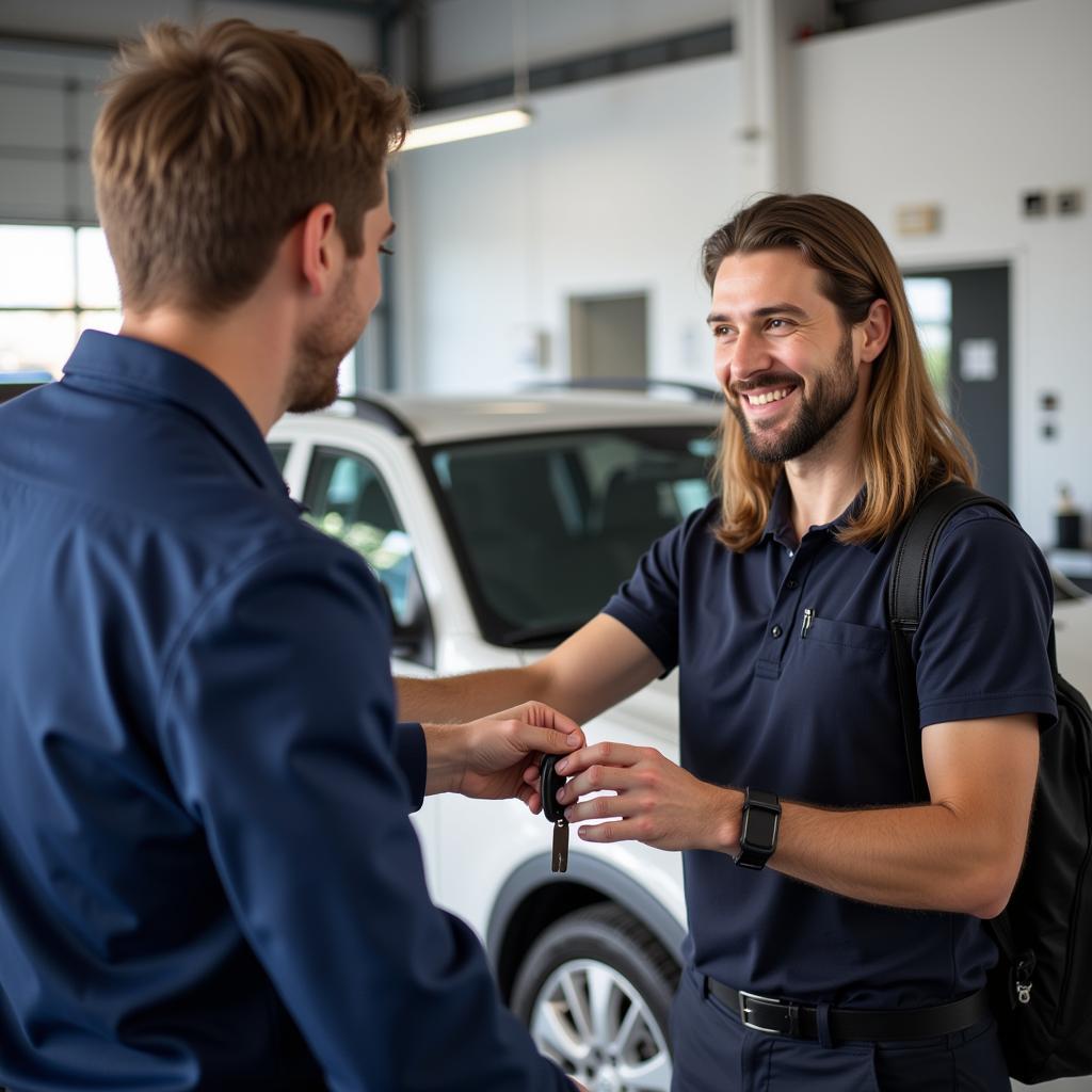 Happy Customers at Jimmy's Auto Service