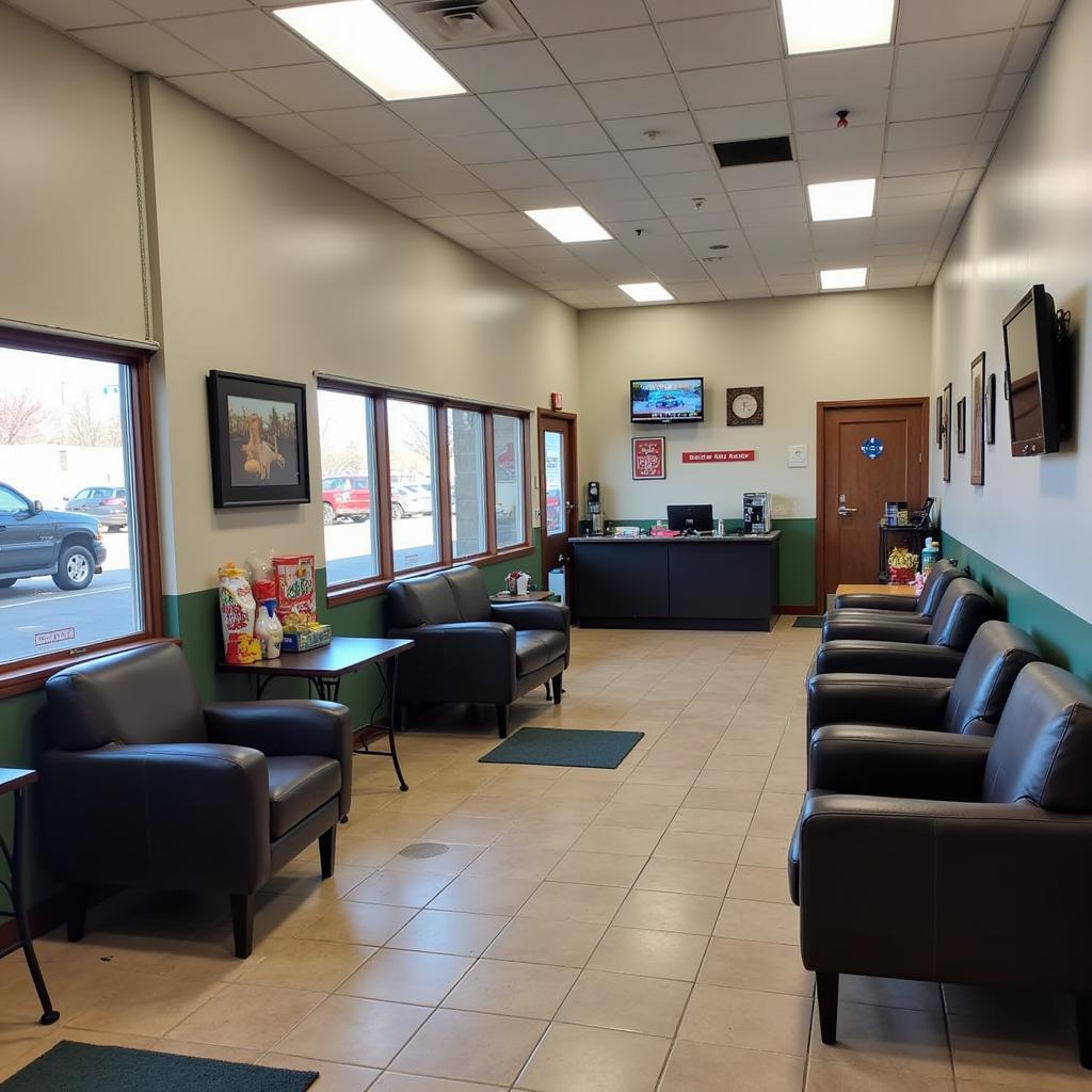 Comfortable Customer Waiting Area at Jimmy's Auto Service