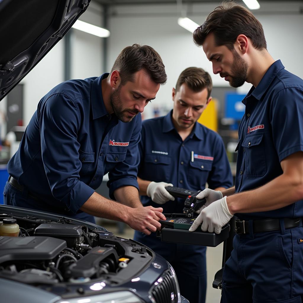 Jimmy's Auto Service Expert Technicians at Work